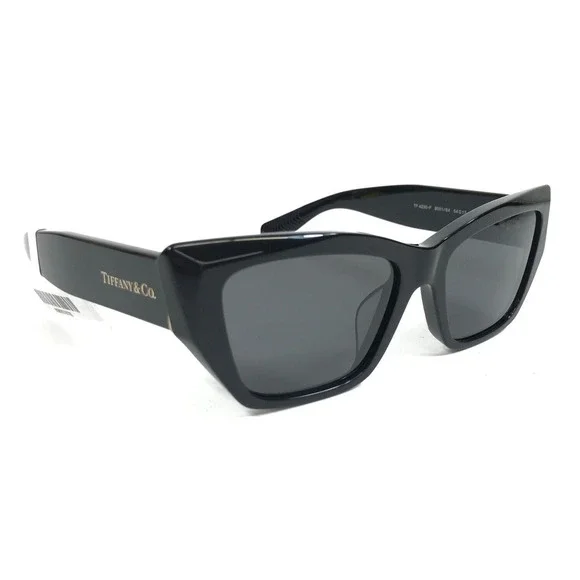 Tiffany & Co. Sunglasses TF4230-F 8001/S4 Black Asian Fit Frames w Gray Lenses